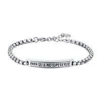 Bracciale Luca Barra Uomo in Acciaio BA1666